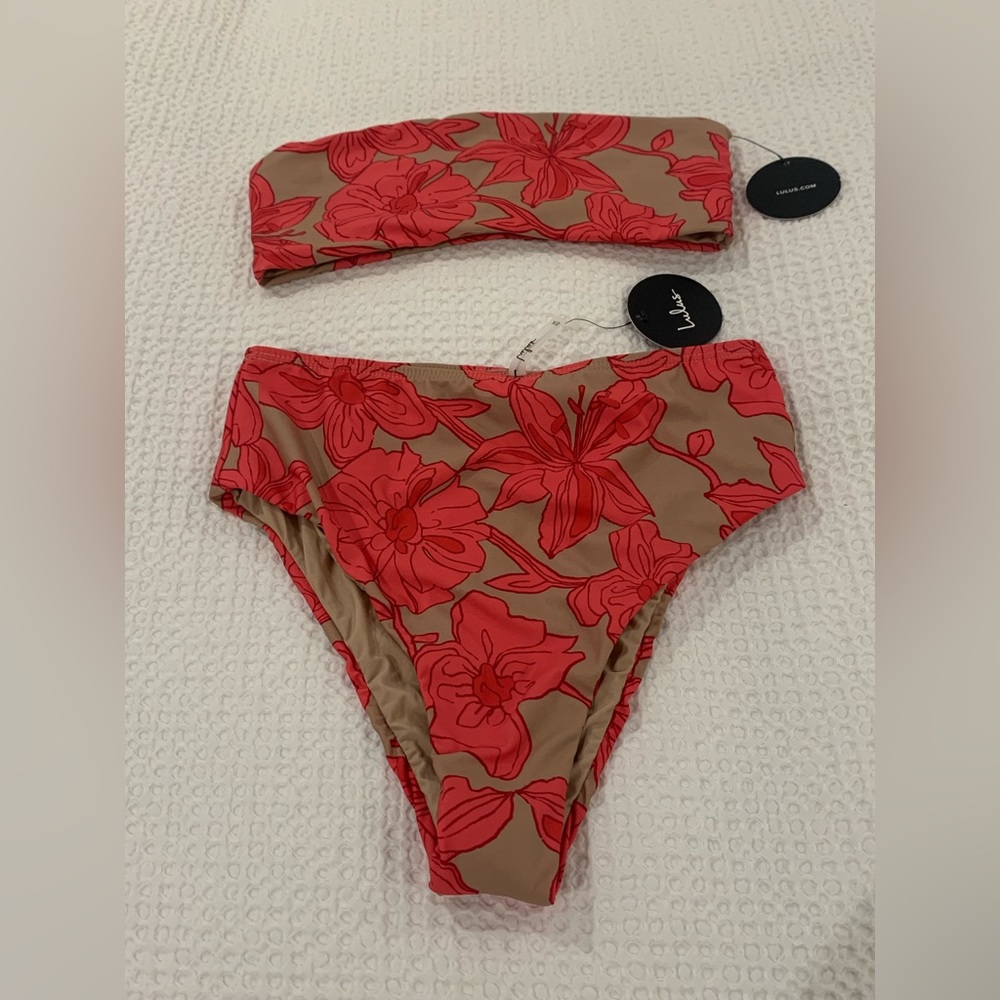 Lulus Floral Swimsuit Set